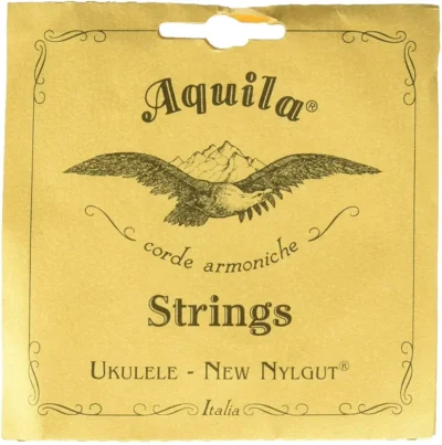 Aquila 4U Soprano Ukulele Nylgut Strings Set Regular Tuning GCEA , Italian Made