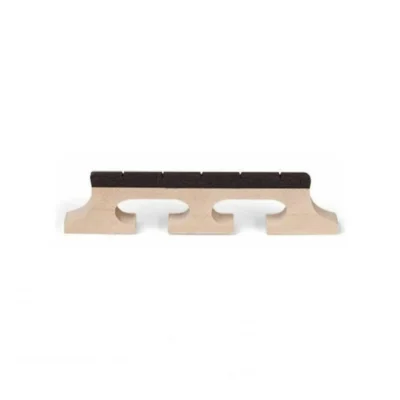 5-String Banjo Bridge Maple with Notched Ebony Top - Height 5/8"