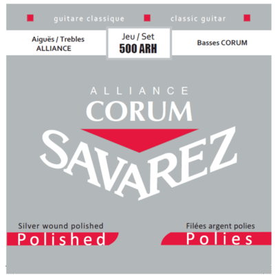 Savarez 500ARH Corum Alliance POLISHED Classical Guitar Strings Normal Tension