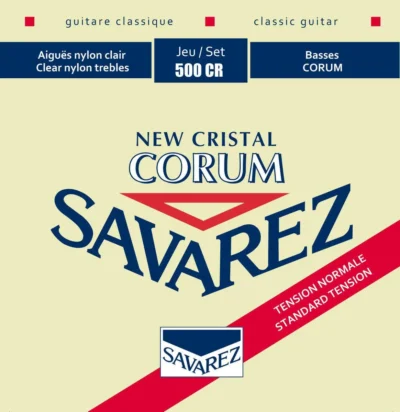 Savarez 500 CR Corum New Cristal Classical Guitar Strings Normal Tension 500CR