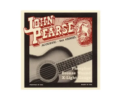 John Pearse 500XL 10-47 Extra Light Phosphor Bronze Acoustic Guitar Strings
