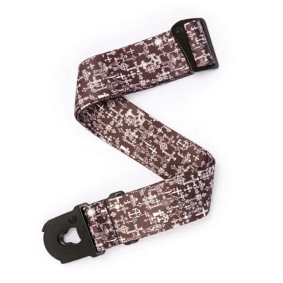 D'Addario Alchemy Planet Lock Guitar Strap, Gothic Cross