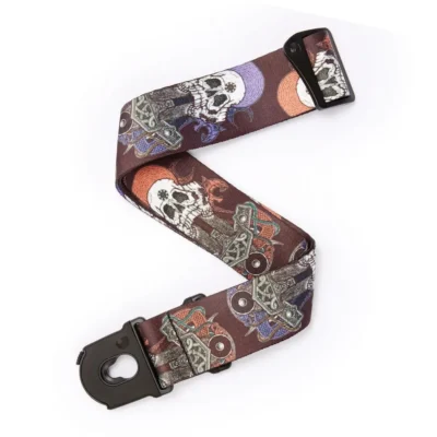 D'Addario Alchemy Planet Lock Guitar Strap, Gods of War