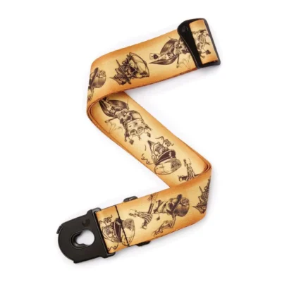 D'Addario Alchemy Planet Lock Guitar Strap, Rogues Gallery