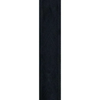 D'Addario Woven Guitar Strap, Black Satin with Pad