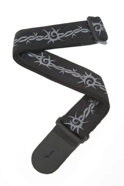 D'Addario Woven Guitar Strap, Barbed Wire
