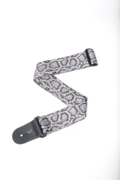 D'Addario Polyester Printed Snake Skin Guitar Strap