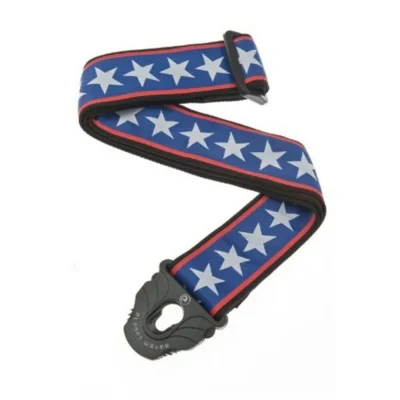 D'Addario Planet Waves 2" PLANET LOCK Strap Stars / Stripes 50PLA10