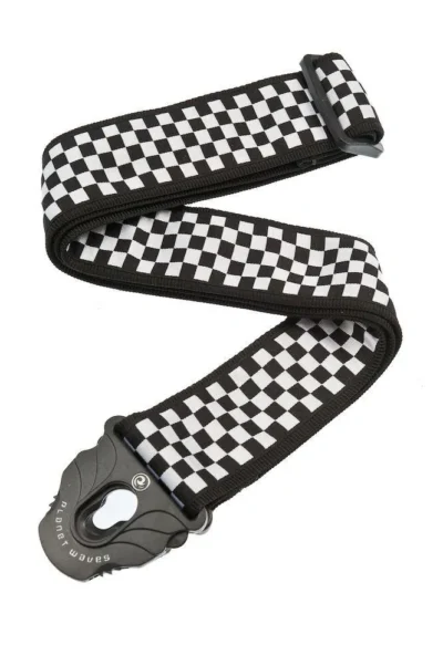 D'Addario Planet Lock Guitar Strap, Check Mate