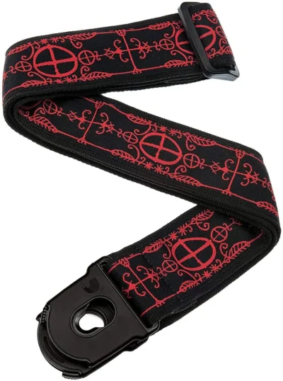 Planet Waves Planet Lock 2" Guitar Strap, Voodoo locking Strap 50PLA12