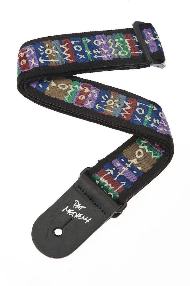 D'Addario Pat Metheny Guitar Strap, Watercolors