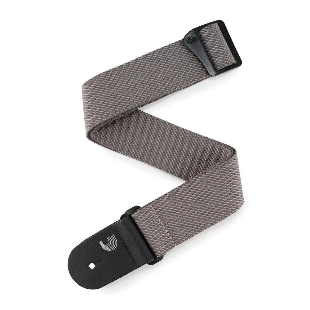 D'Addario Classic Tweed Guitar Strap, Grey