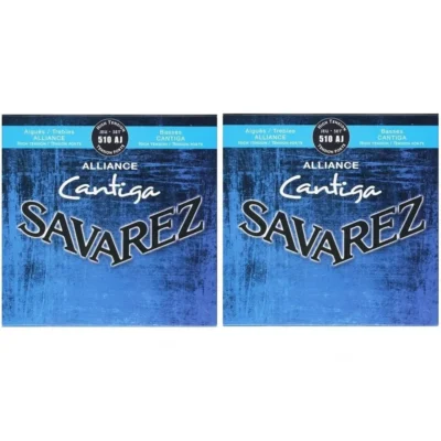 2 sets Savarez 510AJ Alliance /Cantiga HT Classical Guitar Strings Full Set