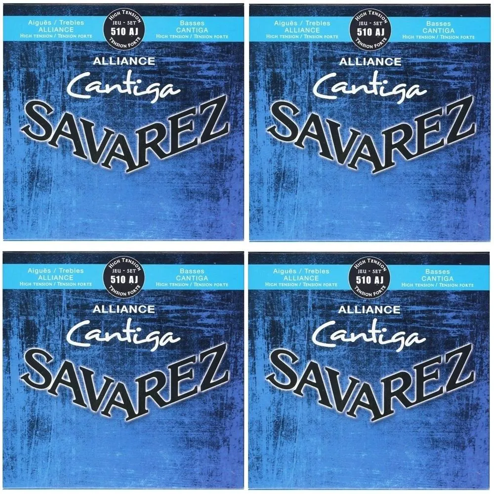 4 sets Savarez 510AJ Alliance /Cantiga HT Classical Guitar Strings Full Set