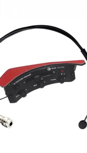 K&K Sound Ultra-Pure Mini 3 Sensor Guitar Pickup w/Soundhole Mounted Preamp/EQ