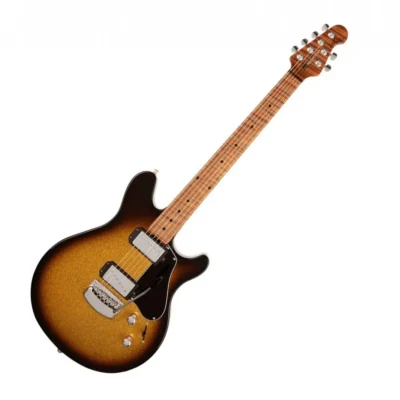 Ernie Ball Music Man Valentine Tremolo Electric Guitar - Tobacco Sparkle