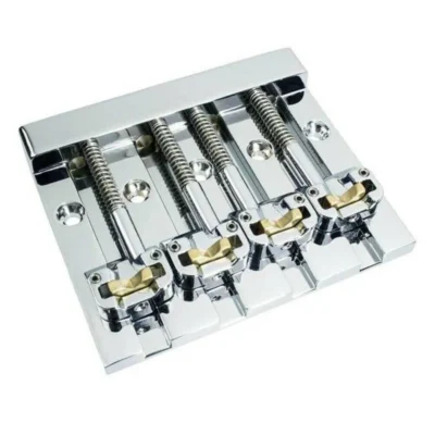 Hipshot 5K400N 4-String KickAss Bass Guitar Bridge, Nickel