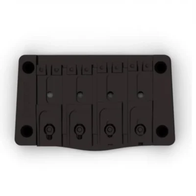 Hipshot 4 String TransTone Bass Bridge - Black