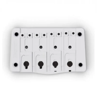 Hipshot 4 String TransTone Bass Bridge - Chrome