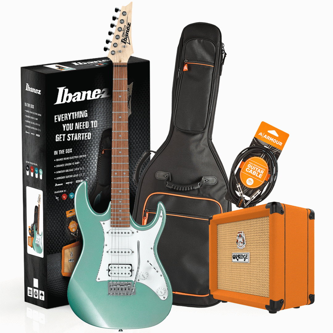 IBANEZ RX40MLB Electric Guitar PACK W/Orange CRUSH amp & ACCES