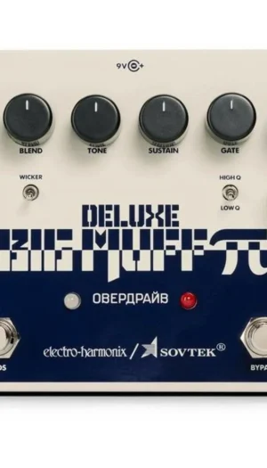 Electro-Harmonix Sovtek Deluxe Big Muff Pi Fuzz effects Pedal with Mid-Shift