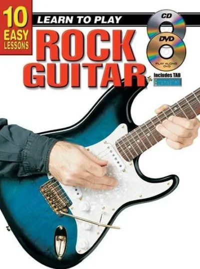 Learn to Play 10 Easy Lessons Learn To Play Rock Guitar Book/CD/DVD