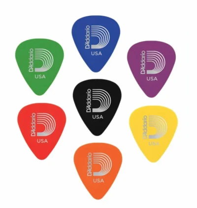 D'addario Planet Waves  Duralin Precision Guitar Picks  7 Mixed - Picks / Gauges