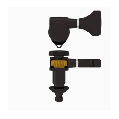 Hipshot Grip-Lock Open Guitar Tuning Machines 1 Tuner Black 20mm