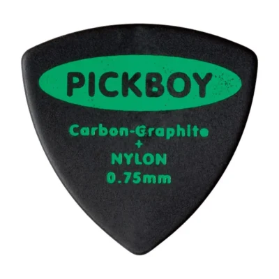 Pickboy Guitar Pick – Triangle Carbon-Nylon ( 12 pack ) 0.75