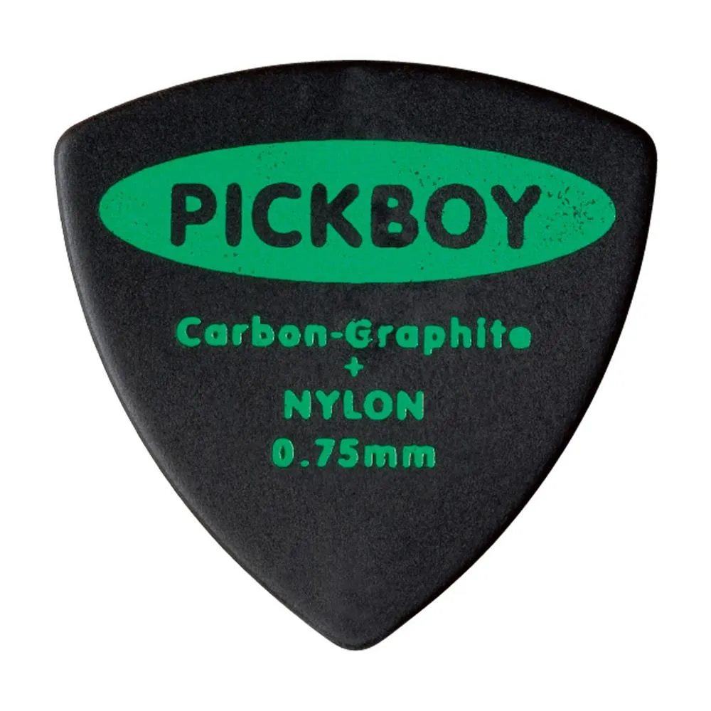 Pickboy Guitar Pick – Triangle Carbon-Nylon ( 12 pack ) 0.75