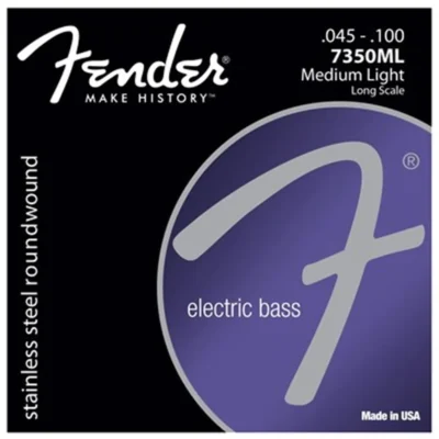 Fender Bass Strings 7350ML ,  4-String .045-.100