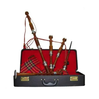 Highland Bagpipe Set - Cocuswood with Aluminium mounts. Includes Hard case.