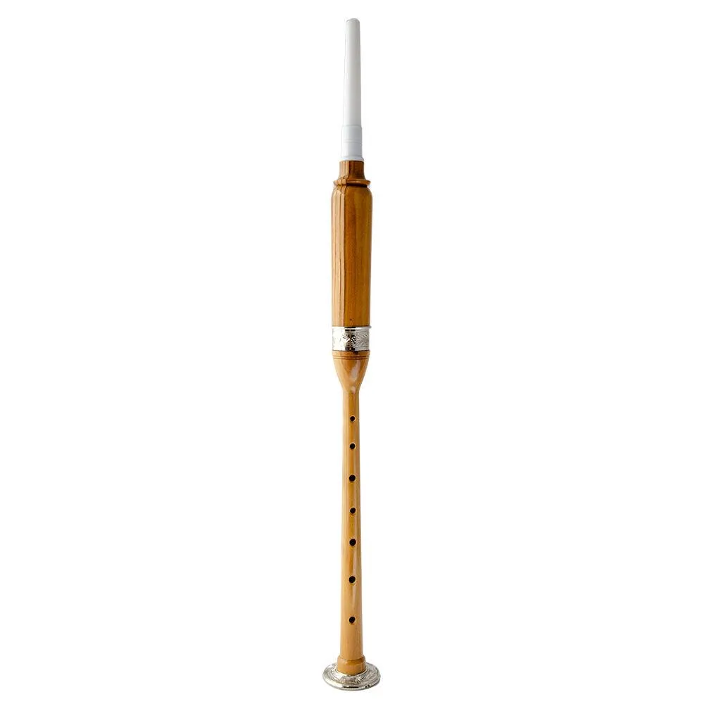 Bagpipe Practice Chanter-Cocuswood w/Engraved Nickel Mounts