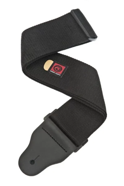 D'Addario Bass Guitar Strap, Black, 3 Inches Wide