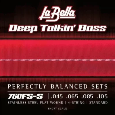 La Bella 760FS-S DEEP TALKIN’ BASS FLATS – STANDARD 45-105, SHORT SCALE