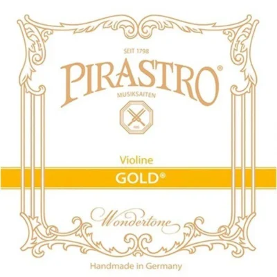 Pirastro Gold Label 4/4 Violin Single E String - Medium - Steel - Ball End