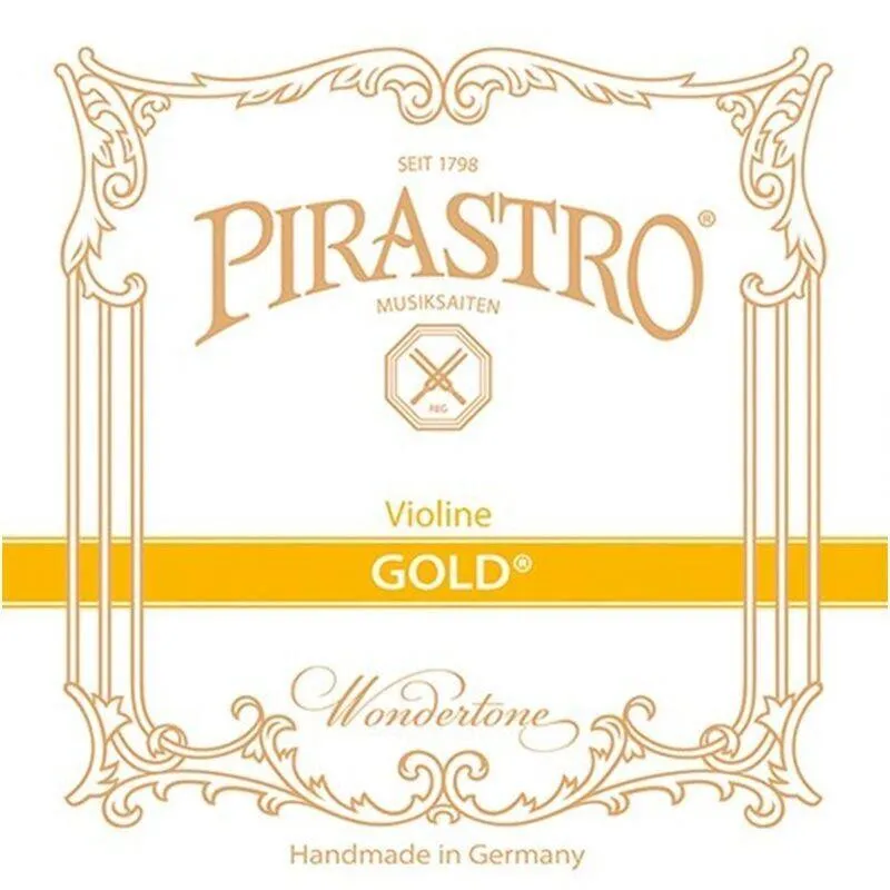 Pirastro Gold Label 4/4 Violin Single E String - Medium - Steel - Ball End