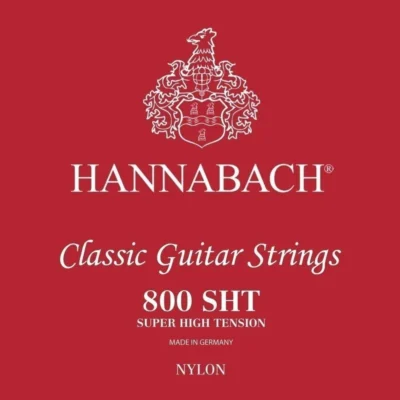 Hannabach Silver Plated 800 SHT Classical Guitar Strings Set Super High Tension
