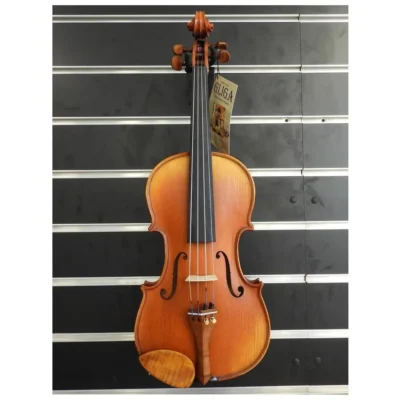 Gliga Violin 4/4 Genova 2 Outfit Antique Finish Pro Setup Ready to Play