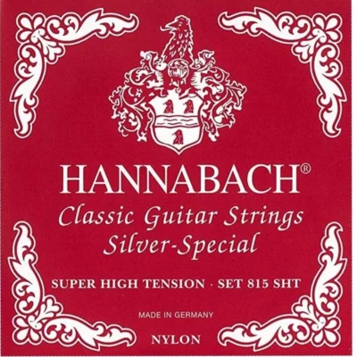 Hannabach Silver Special 815 SHT Classical Guitar Strings Set Super High Tension
