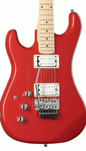 Kramer Classic Pacer Left Hand Electric Guitar - Scarlett Red Metallic