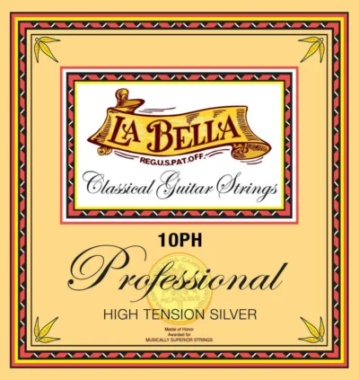 LaBella 8SG 8-String Classical Guitar strings Nylon Trebles Silver wound Bass