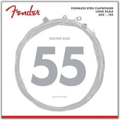 Fender 9050M Stainless Steel Flatwound Long Scale Bass Strings 55 - 105