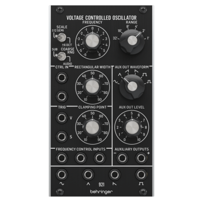 The Behringer 921B Oscillator VCO Module Vintage Sounding From The 70's