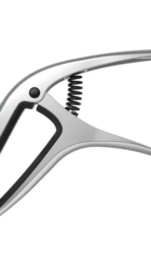 Ernie Ball Axis Trigger Capo Silver for 6/7 String Electric & Acoustic Guitars