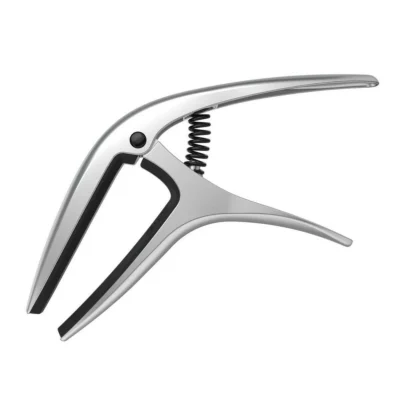 Ernie Ball Axis Trigger Capo Silver for 6/7 String Electric & Acoustic Guitars