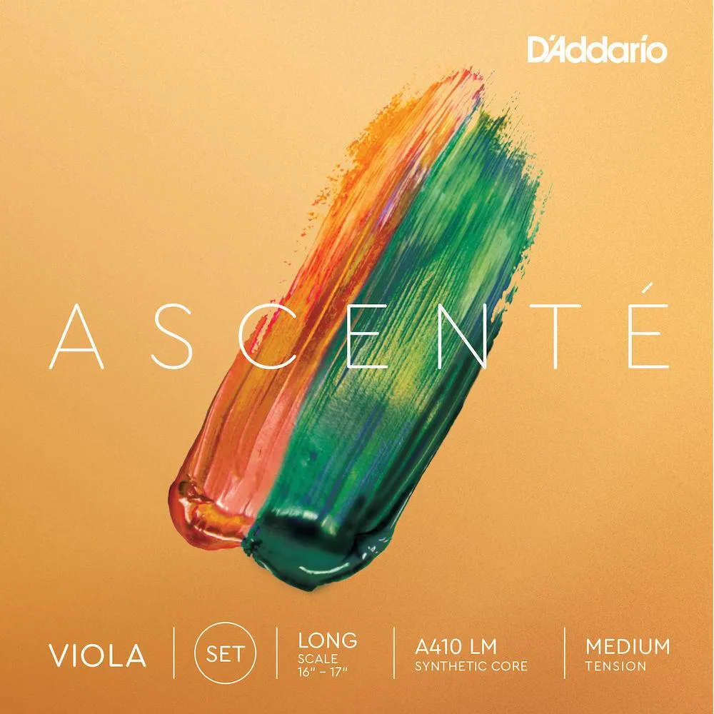D'Addario AscentǸ Viola String Set, Long Scale, Medium Tension