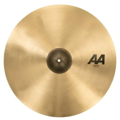 Sabian AA224BC AA Series Bash Ride Bright Natural Finish B20 Bronze Cymbal 24in