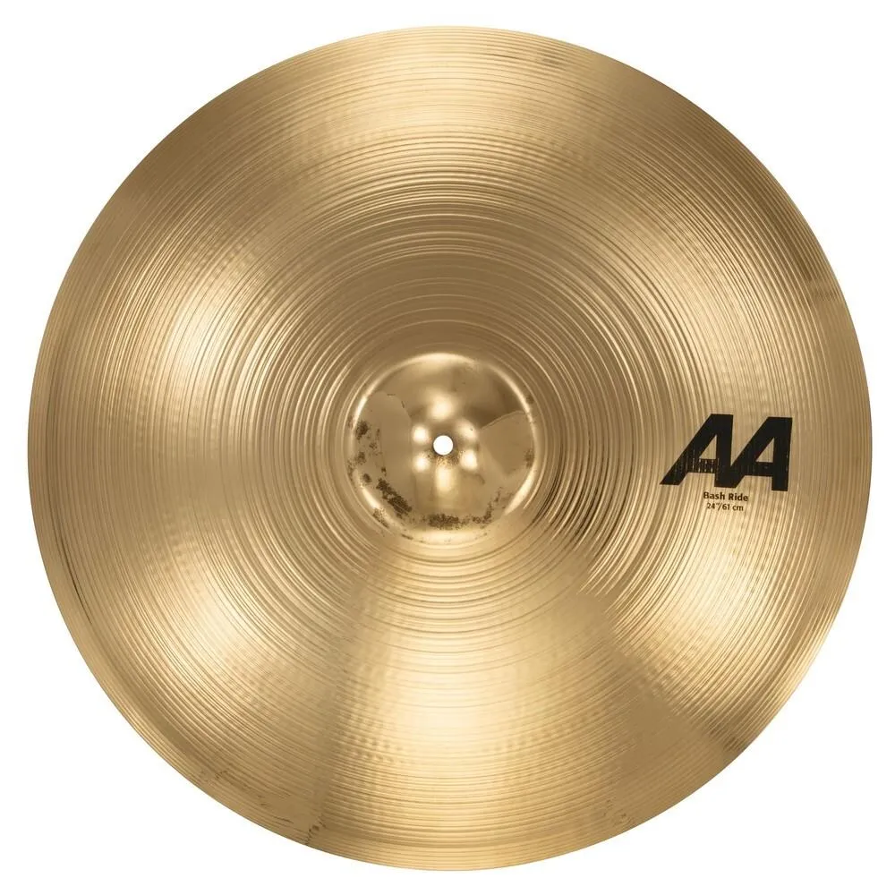 Sabian AA224BCB AA Series Bash Ride Brilliant Finish B20 Bronze Cymbal 24in