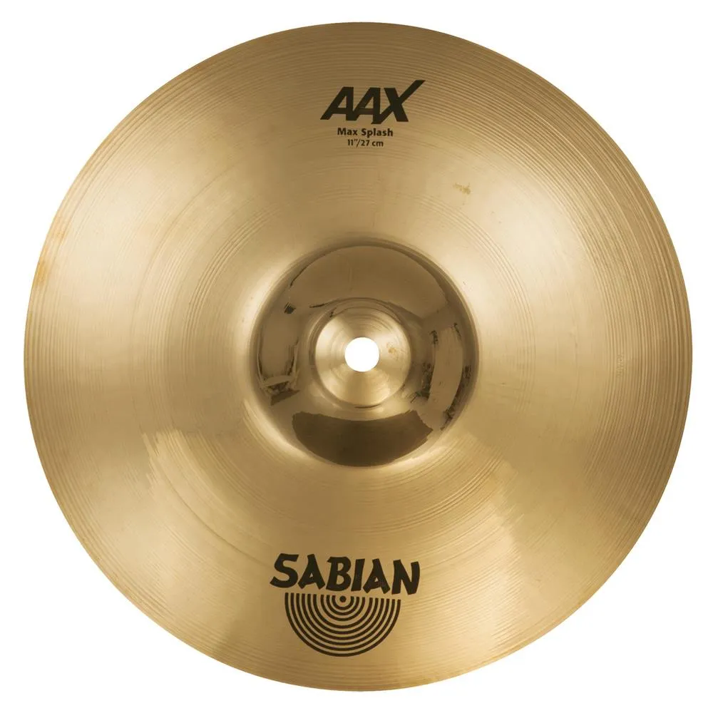 Sabian AAX21105XMPB AAX Series Max Splash Brilliant Finish B20 Bronze Cymbal 11in